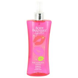 Body Fantasies Signature Pink Vanilla Kiss Fantasy Body Spray 8 Oz For Women