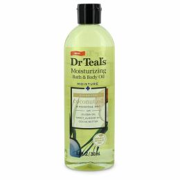 Dr Teal's Moisturizing Bath & Body Oil Nourishing Coconut Oil With Essensial Oils, Jojoba Oil, Sweet Almond Oil And Cocoa Butter 8.8 Oz For Women