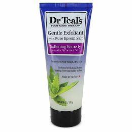 Dr Teal's Gentle Exfoliant With Pure Epson Salt Gentle Exfoliant With Pure Epsom Salt Softening Remedy With Aloe & Coconut Oil (unisex) 6 Oz For Women