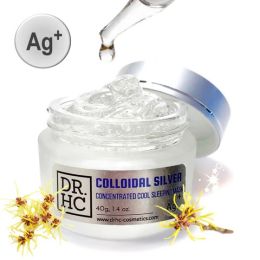 DR.HC Colloidal Silver Concentrated Cool Sleeping Mask (25~40g, 0.9~1.4oz) (Anti-acne, Anti-scar, Anti-blemish, Skin recovery...) (Size: 25g)